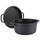 Каструля з кришкою-сковородою гриль на 2.55 л MAESTRO MR-4120