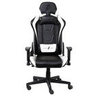 Крісло для геймерів 1stPlayer FK2 Black White ( 16598 )