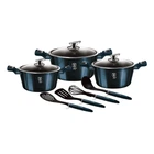 Набор посуды Berlinger Haus Metallic Line Aquamarine Edition 10 предметов (BH-6152)