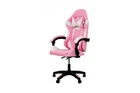 Крісло ігрове Comfort Line SLIM шкірзам/сітка Рожевий/Білий/Чорний (SLMR-124548) Comfort Line 874052-01 874052