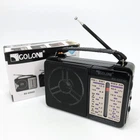 Портативный Радиоприёмник всеволновой GOLON RX-607 AC, Переносной приемник fm am, FM-приемники