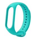 Ремешок для Xiaomi Mi Band 3/4 силиконовый, браслет для фитнес-трекера, Green
