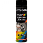 Рідка гума (фарба-плівка) Motip Removable Coating, 500 мл Аерозоль Чорний Мат
