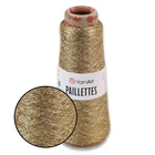 Пряжа YarnArt Paillettes, Золото №8002 - Микрополиэстер с люрексом и микропаетками (50 г, 800 м)