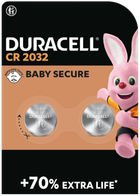Батарейка Duracell CR2032 Lithium 3v (2 шт.)