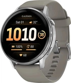 Смарт-часы Garmin Venu 4 45mm Silver with Silver Gray Silicone Band (010-03014-01)