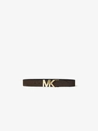 Женский кожаный двусторонний ремень Michael Kors Reversible Logo and Leather (558515)