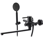 Змішувач для ванни EKO7A-01-BLACK, нержавіюча сталь WEZER EKO7A-01-BLACK