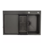 Кухонна мийка GS7850-6L накладна 780x500 мм, поверхня PVD GAPPO GS7850-6R