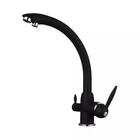 Змішувач для кухні на дві води F4399-7, чорний frap F4399-7