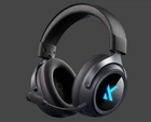 Навушники MCHOSE X9 Black Бездротова Ігрова Гарнітура, Радіоканал/Bluetooth/3.5мм. Знімний Мікрофон, RGB Підсвічування, Об'ємний звук 7.1, Автономна робота 250 Годин