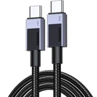 Кабель UGREEN US567 USB 2.0 Type-C 3 метри 100Вт 480Mbps Сірий (45065)