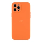 Чохол Silicone Case Full Size with Frame для iPhone 12 Pro Max 72.Kumquat