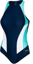 Купальник закрытый для женщин Aqua Speed NINA 6402 темно-синий, бирюзовый, белый Женщины 36 344-42