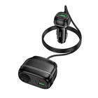 Зарядное устройство Hoco 2хUSB/2хType-C PD/QC + гнездо прикуривателя Rank (Z59A)