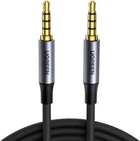 Кабель Ugreen AV183 3.5mm to 3.5mm 4-Pole M/M Audio Cable Alu Case 1 м Gray (UGR-10648)