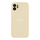 Чохол Silicone Case Full Size with Frame для iPhone 12 11.Antique White