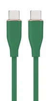 Кабель Type-C-Type-C, 1.5 м, зелений, Cablexpert, 60 Вт, 3A (CC-USB2S-CMCM-1.5MG)