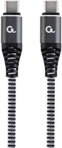 Кабель Type-C - Type-C, 1.5 м, Grey, Cablexpert, 100 Вт, 5A (CC-USB2B-CMCM100-1.5M)