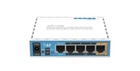 Роутер MikroTik RouterBOARD RB951Ui-2nD (hAP), білий, WiFi (2.4GHz до 300 MB/s), 4xLan (1xPoE)/1xWan/1xUSB2.0, 2