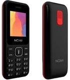 Мобільний телефон Nomi i1880 Red+чорний, 2 Sim, 1.77' (128x160) TN, microSD, BT, MP3, Li-Ion 600mAh