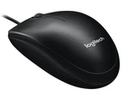 Миша Logitech M100, чорний, USB, оптична, 1000 dpi, 3 кнопки, 1.8 м (910-006652)