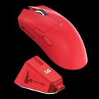 Мышь Игровая Беспроводная Attack Shark X11 22000 DPI PAW3311 с зарядной станцией Красная