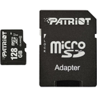 Карта пам'яті Patriot LX microSDHC 128GB UHS-I Class 10 + SD адаптер (PSF128GMCSDXC10) [113850]