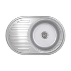 Кухонна мійка Brinex 7750 0,8 мм Satin (BRIN7750SAT08)