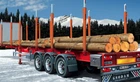 Збірна модель 1:24 причіп для перевезення колод і пиломатеріалів Holz-Trailer Italeri 3868
