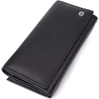 Кошелек ST Leather Из натуральной кожи Черный (23112)