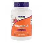 Витамин A (Vitamin A) 25000 МЕ 250 капсул NOW-00342
