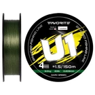 Шнур Favorite U1 PE 4x 150m (dark green) #1.5/0.209mm 20lb/9.0kg