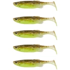 Силікон Savage Gear Fat Minnow T-Tail 105mm 11.0g Green Pearl Yellow (5 шт/уп)