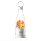 Мини блендер для смузи 300 мл 40 Вт 1200 мАч Mini juice 230×80 мм, портативный, аккумуляторный, в форме бутылки, пластик