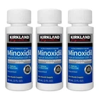 Міноксидил 5% Kirkland для росту бороди та волосся 60ml, 3 штуки TM Blueyellow