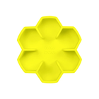 Миска для кошек и собак WAUDOG Silicone для медленного питания, желтый - 750 мл,