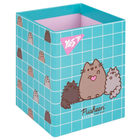 Стакан для ручок YES Pusheen 708216 картонний органайзер підставка для канцелярії олівців та фломастерів пушин