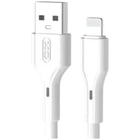 USB кабель XO NB230 Rock Series Apple iPhone SE 2022 / iPhone 14 Pro Max / iPhone 14 Plus / iPhone 14 Pro / iPhone 14 / iPhone 13 Pro / iPhone 13 Mini / iPhone 13 / iPhone 13 Pro Max / iPhone 12 Mini / iPhone 12 Pro Max, Lightning, 1.0 м., Белый - 376504