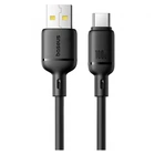 USB кабель Baseus P10377703113-00 Silky, Type-C, 1.0 м., Черный - 577659