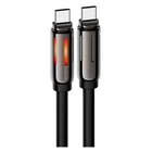 USB кабель Hoco U136 Prize, Type-C, 1.2 м., Черный - 561589