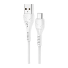 USB кабель Hoco X37 Cool Power, MicroUSB, 1.0 м., Білий - 187724