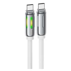 USB кабель Hoco U136 Prize, Type-C, 1.2 м., Белый - 535994