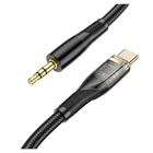 AUX кабель Hoco UPA25, Type-C, 1.0 м., Чорний - 418498