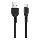 USB кабель Hoco X20 Flash, MicroUSB, 3.0 м., Чорний - 203860