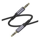 AUX кабель Borofone BL24 Graceful, 3,5 мм., 1.0 м., Сірий - 569895