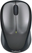 Мышь Logitech M235, серый/черный, USB, беспроводная, оптическая, 1000 dpi, 3 кнопки, 1xAA