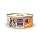 Вологий корм Home Food з яловичиною та лососем у желе 85 г