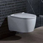 Унітаз підвісний Geberit ONE 500.201.01.1 TurboFlush із сидінням Soft Close, декоративна накладка біла