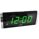 Годинник мережеві VST VST-730-1 Зелена підсвітка від 220 V